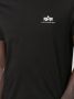 Alpha Industries T-shirt met logoprint Zwart - Thumbnail 5