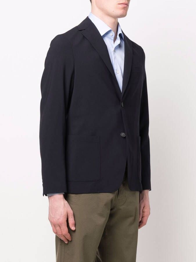 Altea Blazer met enkele rij knopen Blauw