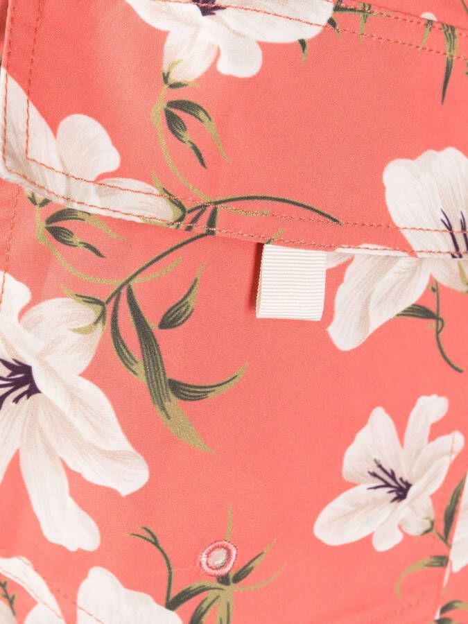 Altea Zwembroek met bloemenprint Oranje