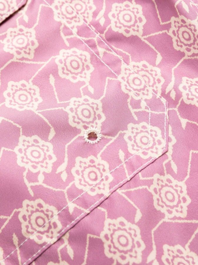 Altea Zwembroek met bloemenprint Paars