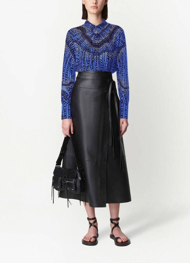 Altuzarra Blouse met print Blauw