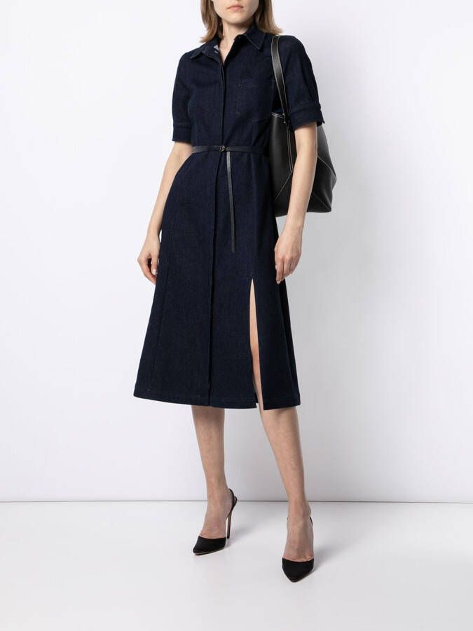 Altuzarra Blousejurk met print Blauw