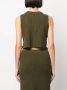Altuzarra Cropped top Groen - Thumbnail 4