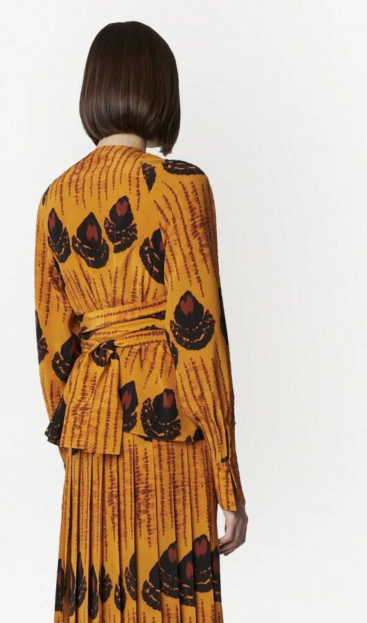 Altuzarra Blouse met lange mouwen Oranje