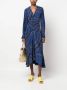 Altuzarra Jurk met V-hals Blauw - Thumbnail 2