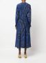 Altuzarra Jurk met V-hals Blauw - Thumbnail 4
