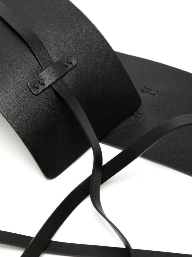 Altuzarra Leren riem Zwart