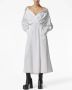 Altuzarra Liddy popeline midi-jurk Wit - Thumbnail 2