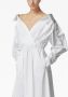 Altuzarra Liddy popeline midi-jurk Wit - Thumbnail 5