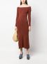 Altuzarra Midi-jurk met lange mouwen Oranje - Thumbnail 2