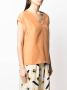 Alysi Blouse met V-hals Oranje - Thumbnail 3