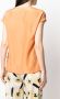 Alysi Blouse met V-hals Oranje - Thumbnail 4