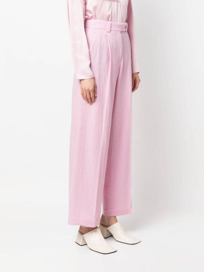 Alysi Flared plooibroek Roze