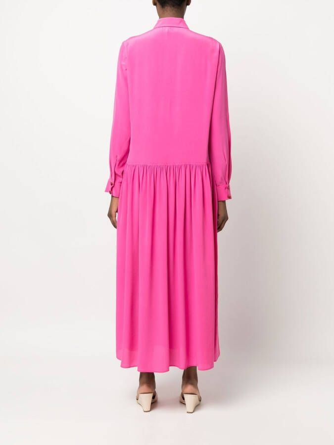 Alysi Jurk met verlaagde taille Roze
