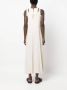 Alysi Maxi-jurk met leren top Beige - Thumbnail 4
