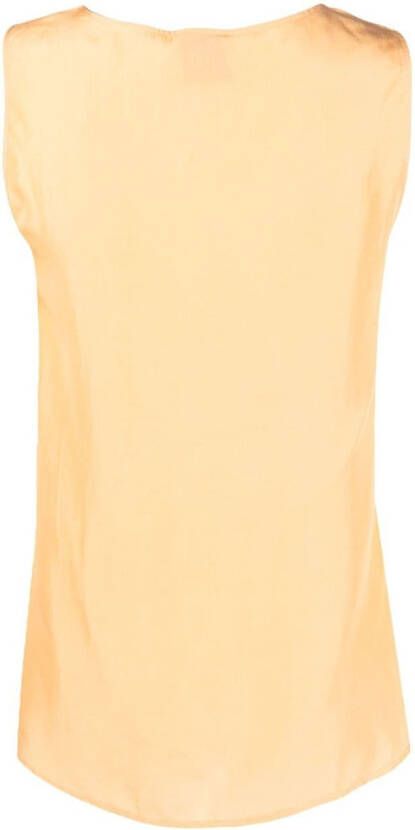 Alysi Zijden tanktop Oranje