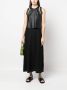 Alysi Maxi-jurk met leren top Zwart - Thumbnail 2