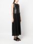 Alysi Maxi-jurk met leren top Zwart - Thumbnail 3