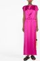 Alysi Maxi-jurk met V-rug Roze - Thumbnail 2