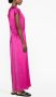 Alysi Maxi-jurk met V-rug Roze - Thumbnail 3