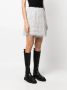 Alysi Mini-rok met veren Zilver - Thumbnail 3
