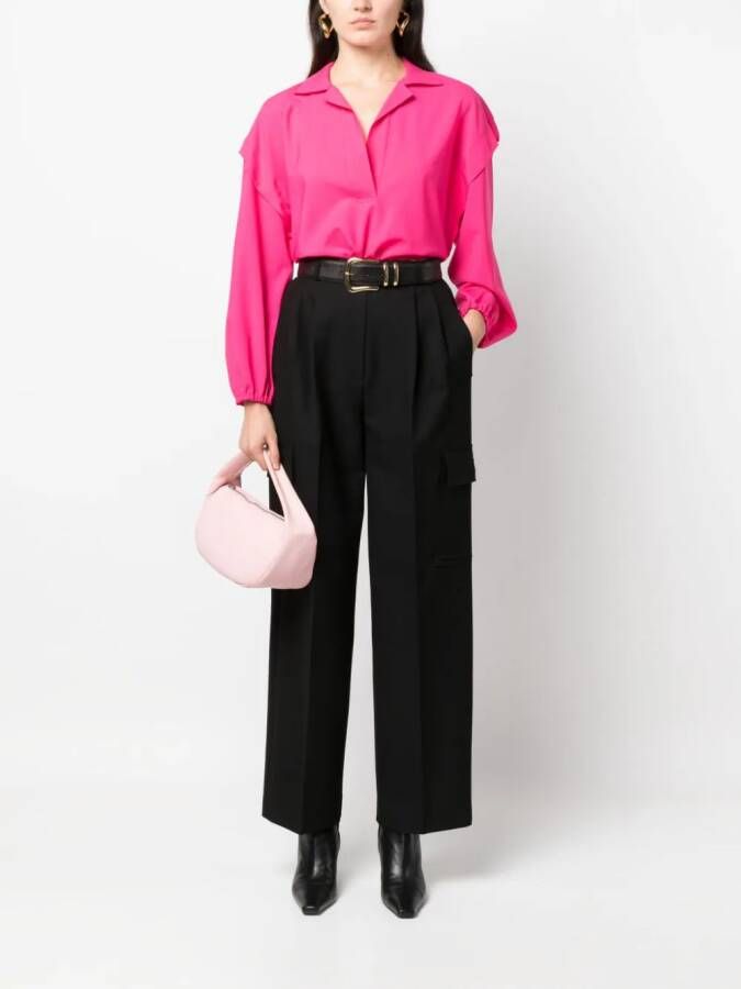 Alysi Blouse met verlaagde schouders Roze