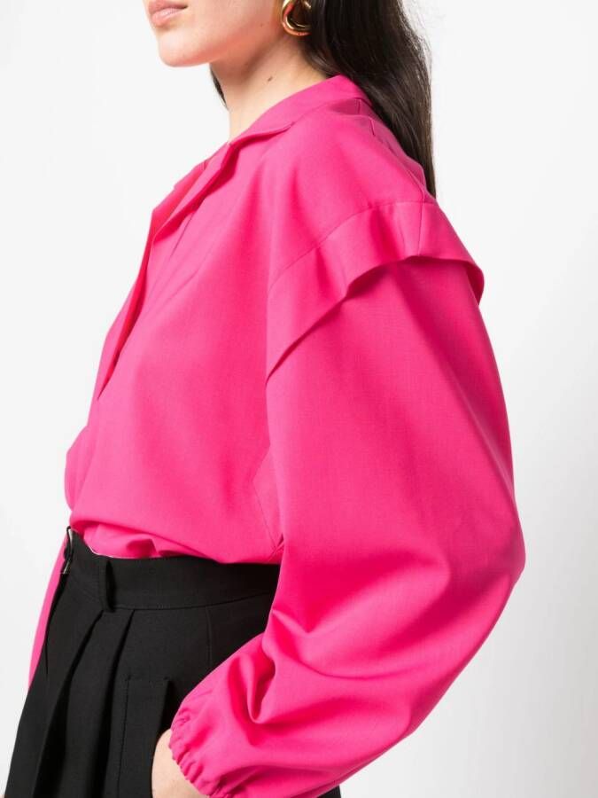 Alysi Blouse met verlaagde schouders Roze