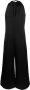 Alysi Satijnen jumpsuit Zwart - Thumbnail 2