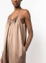 Alysi Satijnen jumpsuit Bruin - Thumbnail 5