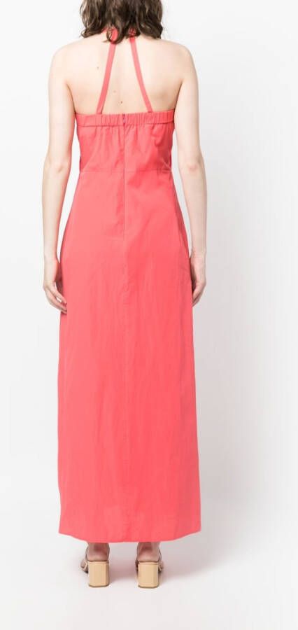Alysi Mouwloze midi-jurk Roze