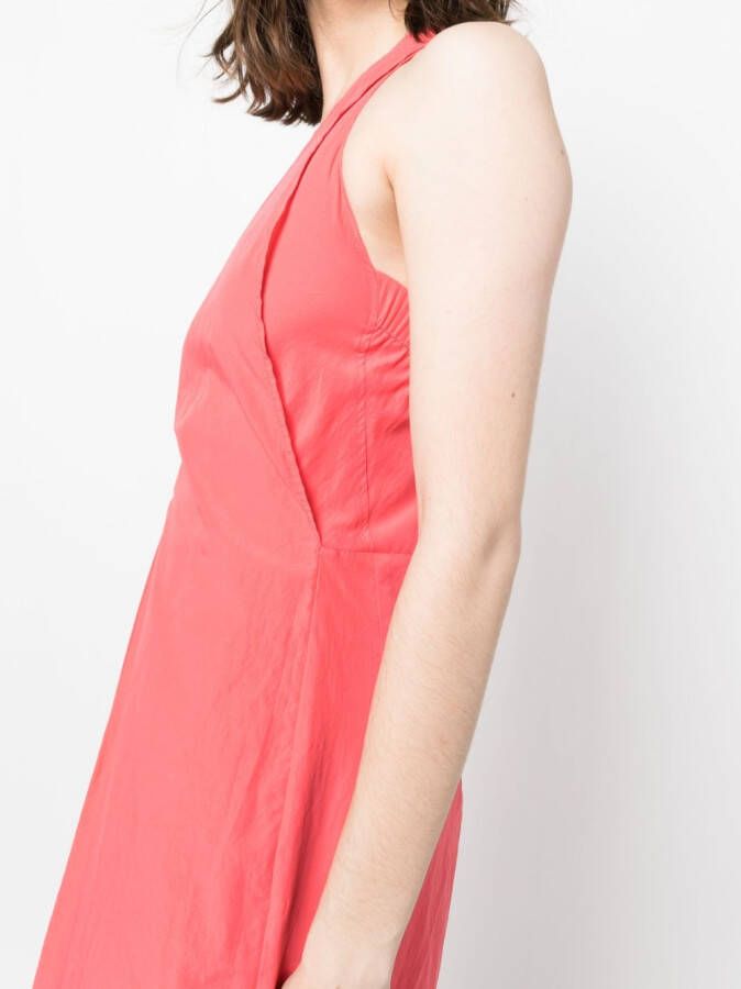 Alysi Mouwloze midi-jurk Roze