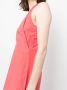 Alysi Mouwloze midi-jurk Roze - Thumbnail 5