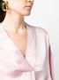 Alysi Zijden blouse Roze - Thumbnail 5
