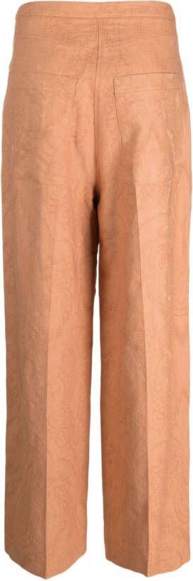 Alysi Wijde broek Beige