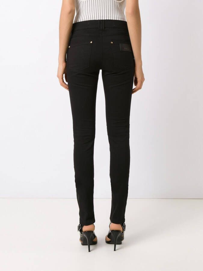 Amapô mid-rise skinny jeans Zwart