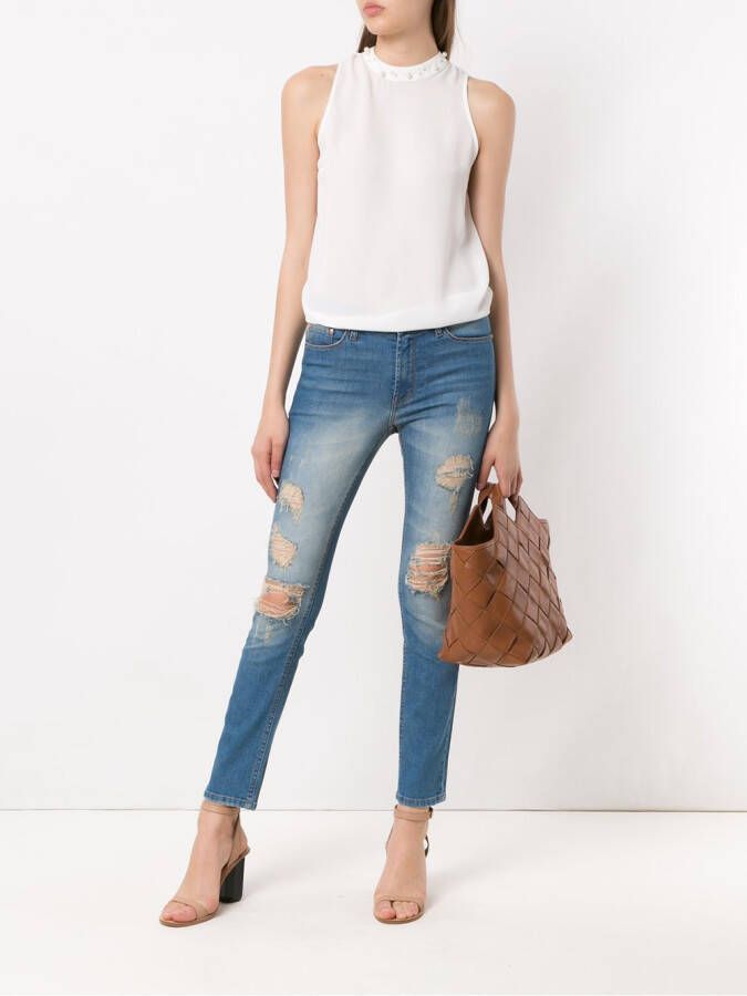 Amapô Skinny jeans Blauw
