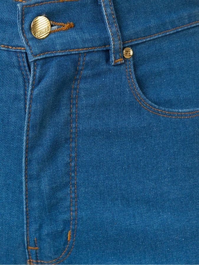 Amapô skinny jeans met hoge taille Blauw