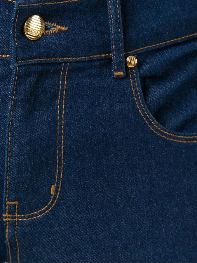 Amapô skinny jeans met vijf zakken Blauw