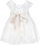 AMAYA Jurk met bloe patch Wit - Thumbnail 2