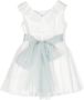 AMAYA Jurk met bloe patch Wit - Thumbnail 2