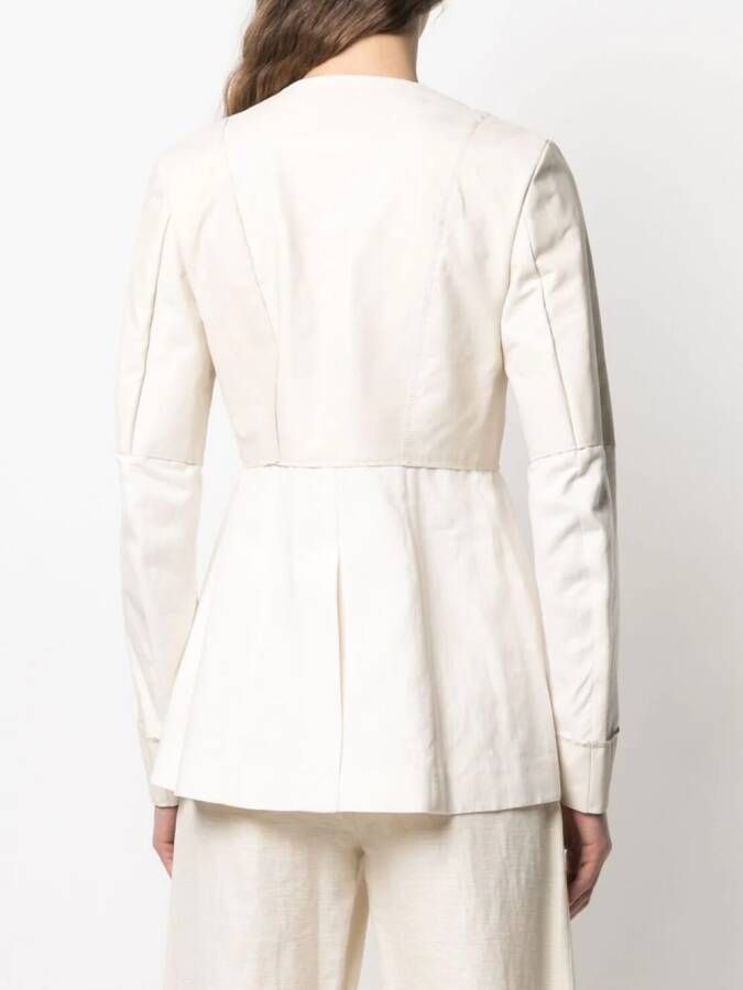 AMBUSH Blazer met gestrikte voorkant Beige