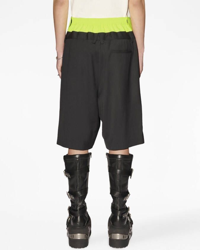 AMBUSH Shorts met contrast taille Zwart