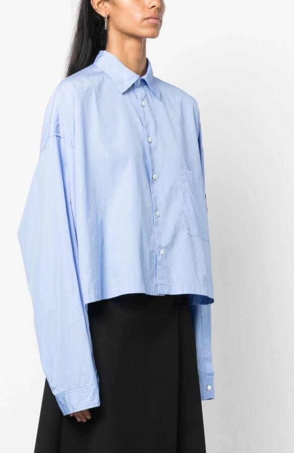 AMBUSH Cropped blouse Blauw