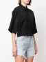 AMBUSH Cropped blouse Zwart - Thumbnail 3