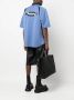 AMBUSH Bowling shirt DUSTY BLUE BRILLIANT WHITE - Thumbnail 2