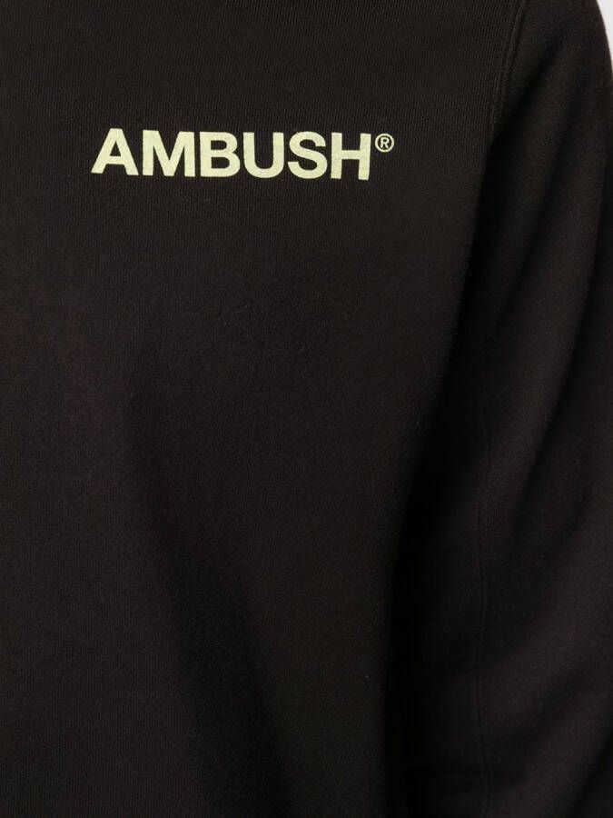 AMBUSH Gelaagde hoodie Zwart