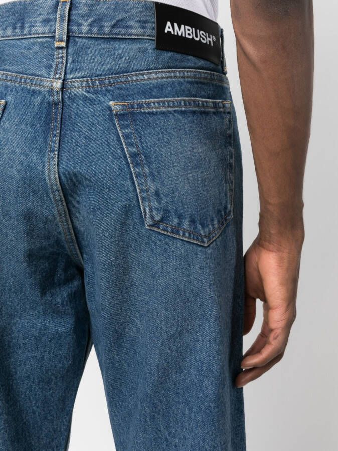 AMBUSH High waist jeans Blauw
