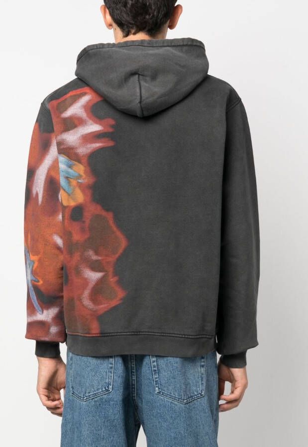 AMBUSH Katoenen hoodie met grafische print Zwart