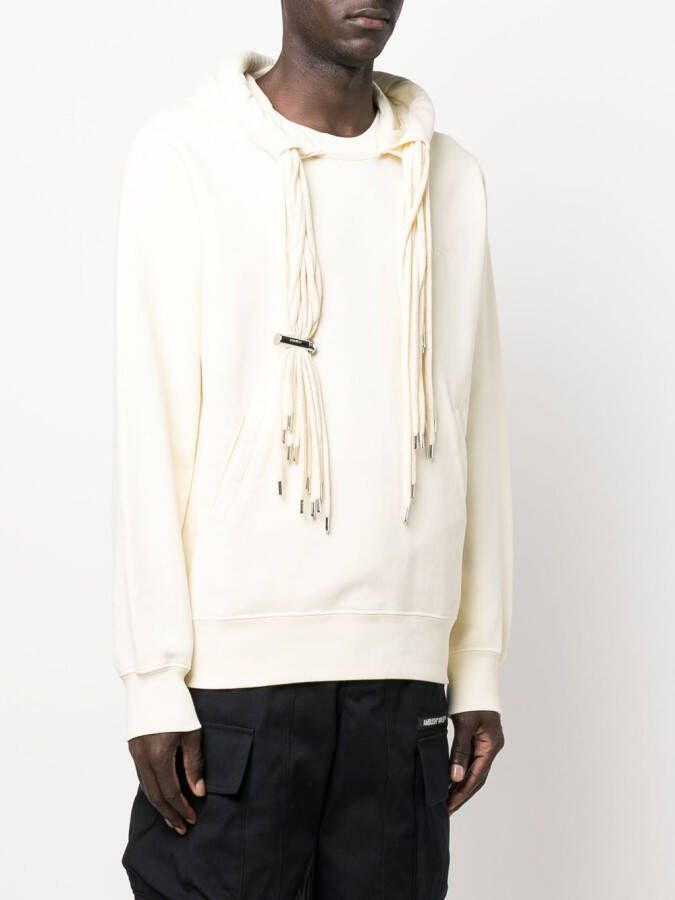 AMBUSH Hoodie met meerdere koorden Beige