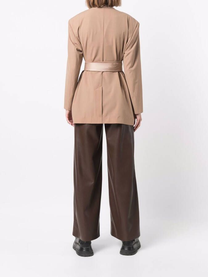 AMBUSH Jack met gestrikte taille Beige